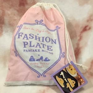 William Sonoma Fashion Plate Pancake Molds Set 3 Shoe purse Hat NWT retro